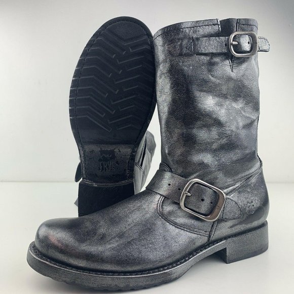 Womens Frye Boots Size 6 Veronica Short Mid Calf - Picture 1 of 12